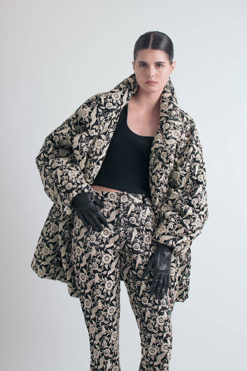 Norma kamali puffer online coat