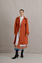 Load image into Gallery viewer, Y2K Lanvin Tomato Red Trench Coat
