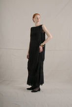 Load image into Gallery viewer, 1980&#39;s Gianfranco Ferre Black Silk Chiffon Dress

