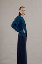 Load image into Gallery viewer, Y2K Issey Miyake Blue Pleated Batwing Top
