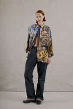 Load image into Gallery viewer, 1990&#39;s Hermes Silk Blouse &quot;Pony Express&quot; by Kermit Oliver
