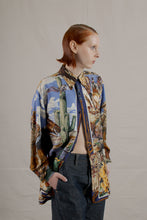 Load image into Gallery viewer, 1990&#39;s Hermes Silk Blouse &quot;Pony Express&quot; by Kermit Oliver
