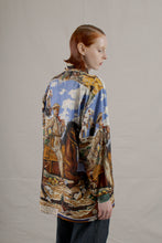 Load image into Gallery viewer, 1990&#39;s Hermes Silk Blouse &quot;Pony Express&quot; by Kermit Oliver
