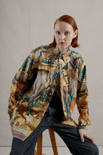 Load image into Gallery viewer, 1990&#39;s Hermes Silk Blouse &quot;Les Cheyennes&quot; by Kermit Oliver
