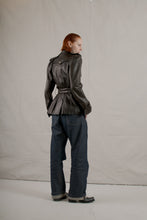 Load image into Gallery viewer, Fall 2001 John Galliano Brown Leather Jacket
