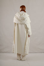 Load image into Gallery viewer, 1986 Issey Miyake Cream Hooded Overcoat
