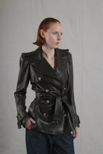 Load image into Gallery viewer, Fall 2001 John Galliano Brown Leather Jacket
