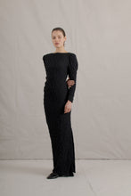 Load image into Gallery viewer, 1980&#39;s Lanvin Black Silk Textured Gown
