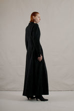 Load image into Gallery viewer, F/W 2002 Chanel Black/Navy Lurex Bouclé Maxi Coat
