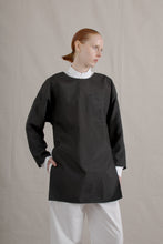 Load image into Gallery viewer, 1980&#39;s Avant-Garde Black Silk Smock
